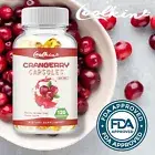 Cranberry - Vitamin C - Urinary Support, Bladder Control Health, Kidney Cleanse