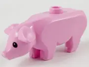 *NEW* Lego Pig Pink w Black eyes for Farm Castle Settings x 1 piece