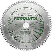 Torquata Thin Kerf Fine Crosscut Circular Saw Blade 254mm Diameter 30mm Bore