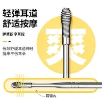 在飛比找Yahoo!奇摩拍賣優惠-挖耳勺套裝掏耳朵神器螺旋式專業扣耳屎家用神耳朵器大人采耳工具