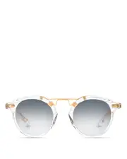 Krewe St. Louis 24K Round Sunglasses, 46mm