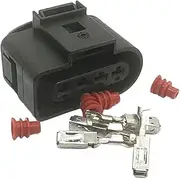 BWPEXZ Compatible with Bora Engine 4-pin Automotive Cylinder Tube Female Connector Ignition Coil Plug 8K0973724(4 Pin,Female Insert_10 Sets_4P)