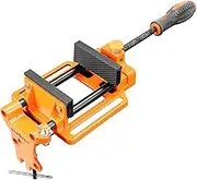 Quick Release Clamp Jaw 90mm Drill Press Bench Vice Soft Grip Hand Pads Woodwork