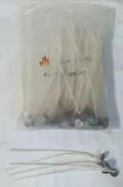 Candle Wicks 6" Pre-Waxed 98 Pieces EricX NEW