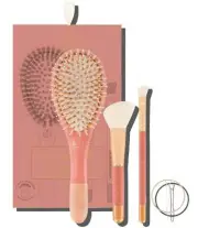 BACHCA "Les Essentiels" Set with Nylon and Boar Brush Terracotta