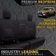 Toyota FJ Cruiser - GP6 Premium Neoprene Rear Seat Covers (Made to Order)