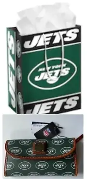 Dooney & Bourke NFL New York Jets Continental Clutch Wallet ( NWT) w/ Gift Bag