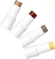 [Healeved] 4-in-1 Makeup Highlighter Contour Stick Set Cream Blush Travel Beauty Kit