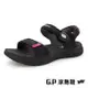 G.P 女款Woman Walking輕量緩震磁扣兩用涼拖鞋G9555W-黑桃色(SIZE:36-39 共三色) GP