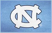 FANMATS 5116 NCAA UNC University of North Carolina - Chapel Hill Tar Heels Nylon Face Starter Rug Tar Heels Carolina Blue, 19"x30"
