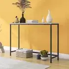 FOUBAM Console Table, Narrow Entryway Tables, Thin Sofa Table Behind Couch Table