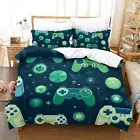 Double Duvet Cover Set, 3D Printing Gamepad Double Duvet Cover Sets, Soft