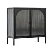 Cooper & Co. Eve 80cm Modern Metal Cabinet Black