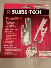 SALE!!! 12 Swiss Tech Mini Tool Keychain Stainless Wrench Prybar Bottle Opener