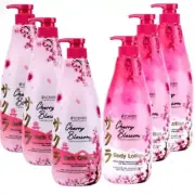 Beauty Buffet Scentio Body Wash & Lotion Cherry Blossom Lightening SET 6X700ML