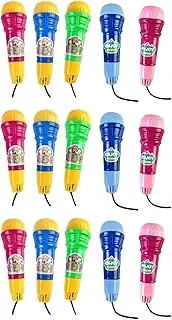 ERINGOGO 15 Pcs Echo Microphone Toy Kids Echo Microphone Singing and Music Toys Play Microphone Prop Microphone Toy Microphone for Kids Childrens Microphone Major Plastic Battery Toddler