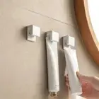 White Toothbrush Holder Plastic Toothpaste Storage Rack New Toothpaste Holder