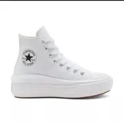 Converse All Stars - White - Chuck Taylor All Star Move Platform Womens 7
