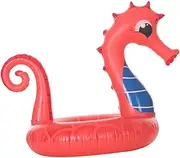 Totority Inflatable Swimming Ring Sea Horse Shape Float Ring for Pool Beach Lake