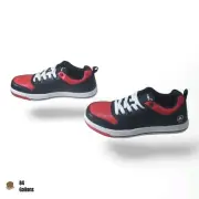 AIRWALK SAFETY Women's Arena Composite Toe EH Work Shoe Black/Red - AW6412 9.5 W