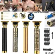 Zero Gap Cordless T-Bar Electric Trimmer Kit Men's Hair Clipper