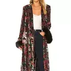 Revolve x House of Harlow NWT Velvet Bentley Boudoir Wrap Jacket