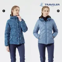 在飛比找momo購物網優惠-【TRAVELER 旅行者】女款雙機能防水撥水羽絨外套_22