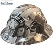 Bad Bones Full Brim Hydro Dipped Hard Hats