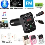 Handsfree Wireless Bluetooth Car Kit FM Transmitter Radio MP3 Player USB Charger