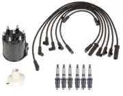 ACDelco Ignition Kit Distributor Rotor Cap Wire Spark Plugs For Chevy C2500 4.3L