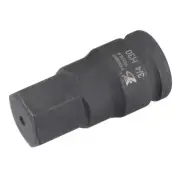 30mm Impact Hex Bit Socket, 3/4" Drive 110mm Length High Carbon Steel Metric
