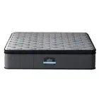 Giselle Mattress Bed Pocket Spring 34cm Double Euro Top Latex Foam Medium Firm