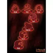 The Seven Deadly Sins - 7 Sins Chibi Poster (15 x 20.5")