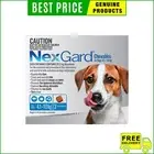 Nexgard Flea and Tick Control Chewables For Dogs 4.1-10 Kg BLUE 3,6 & 12 Chews