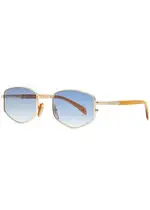DB Eyewear BY David Beckham Rectangle-frame Sunglasses - Gold ONE SIZE
