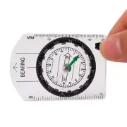 Military Compass Scale Ruler Baseplate Mini Hot Compass For Hiking D2M7