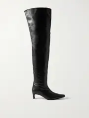 [STAUD] STAUD - Wally Leather Over-the-knee Boots - Black - IT36.5 IT 36.5 Black