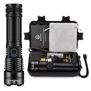 Flashlights High Lumens Rechargeable,1000000 Lumens Super Bright Handheld LED
