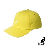 在飛比找momo購物網優惠-【KANGOL】WASHED 棒球帽(檸檬黃色)