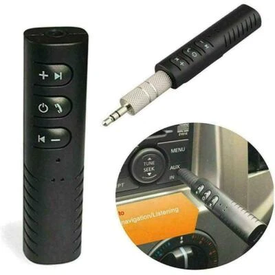 Car Bluetooth Receiver Handsfree Wireless AUX Music 3.5 Adapter mm Audio V1Y1