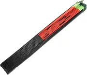 FUTUREORYY Japanese Watermelon Pattern Bamboo Fan Glow Folding Hand Fan for Rave Stage Performance Dance Wedding Decor Unique Cultural Design