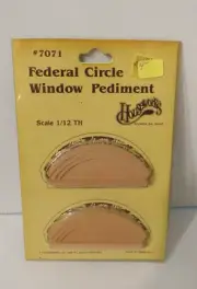 1:12 Dollhouse Houseworks #7071 Federal Circle Window Pediment NIP #48