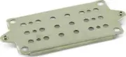 WD Humbucker Pickup Baseplate Stainless 49.2mm Spacing - 18 Hole - Flat (1)