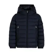 [Moncler] Moncler Hooded Quilted Jacket 14 A BLUE