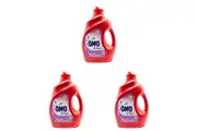 3x Omo Comfort Auto Liquid Laundry Detergent Lavender Front and Top Loader 1.9L