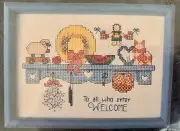 Dimensions Counted Cross Stitch Kit 6502 Welcome All 7" x 5"