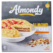 ALMONDY almond cake, frozen, 400 g