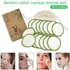 Reusable Bamboo Cotton Makeup Remover Pad Zero Waste Eco Friendly Round faKPY