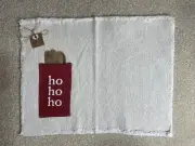Mud Pie Christmas HoHoHo Placemats Set of 2