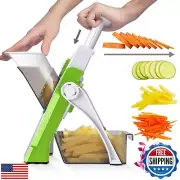OYKEFAW Safe Mandoline Slicer for Kitchen, 5 in 1 Vegetable Food Chopper, Pot